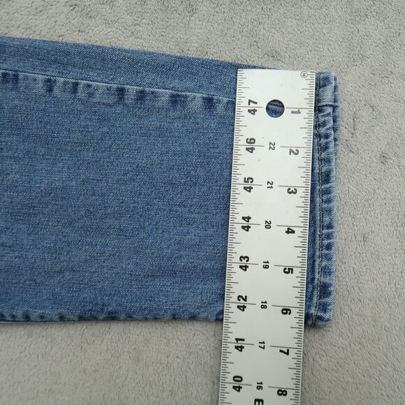 Lucky Brand Mom Jeans Women's 4/27 Ankle High-Rise Drew 26" Inseam Distressed - Picture 5 of 16